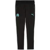 Puma Marseille Träningsbyxor - Svart/Team Aqua, storlek Medium