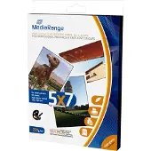 MediaRange - Högblank - vit - 130 x 180 mm - 220 g/m² - 50 ark fotopapper