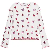 Desigual T-shirt eosin / röd / vit