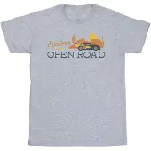 Disney Mens Cars Explore The Open Road T-Shirt (Sports Grey)