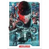 Fanattik Metal Gear Solid Montage Affisch