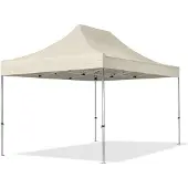 TOOLPORT 3x4,5 m snabbtält, Professional aluminium, champagne