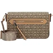 DKNY Axelremsväska 'Bryant Ave' brun / ljusbrun / guld