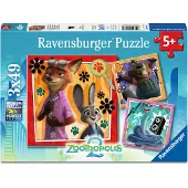 Ravensburger - Zootopia 2 3x49p