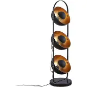 LINDBY Golvlampa , Muriel, Svart, Vardagsrum, Metall, Modern