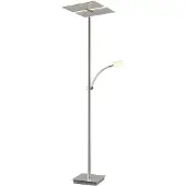 LUCANDE Golvlampa , Parthena, dimbara, Grå, Vardagsrum, Metall, Modern