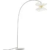 LINDBY utomhus golvlampa Valdorin, beige, 199 cm, IP44 Valdorin, Creme / bärnsten, Textil / tyger / siden, Modern
