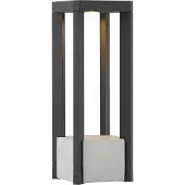 LUCANDE LED pollare Kalisa , Aluminium / grå / zink, Aluminium / grå / zink, Modern, LED-utomhuslampa