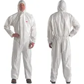 3M 4510, Vit, M, Vuxen, Unisex, Dragkedja, Front