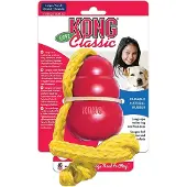 Kong Classic Med Rep Röd L Hundleksak 58cm