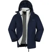 Mountain Warehouse Barns/Barnt Creek 3 i 1 Vattentät Jacka (Navy)