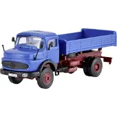 KIBRI 14129 H0 lastbilar modell Mercedes Benz Rundvagn LAK 1620 tipp last