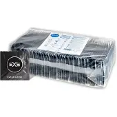 Exs Black - latexkondom - svart - 100 st