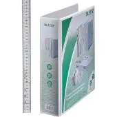 Leitz presentationsringpärm, A4 extra bred, vit, 4 D-ringmekanism, ryggbredd: 77 mm, ringdiameter: 50 mm (4287-00-01)