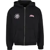 Lost Youth With Love Oversized Sweatshirt Med Dragkedja