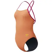 Speedo Fl Solid Tie Back Baddräkt