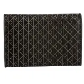 Calvin Klein Allover Emblem Logo Trifold Wallet