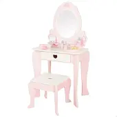 Woomax Wooden With Stool &amp; Accessories Sminkbord