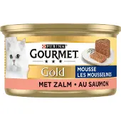 Gourmet Gold Mousse med lax våtfoder katt (85 g)