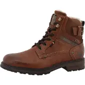 Mustang Boots med snörning mörkbrun