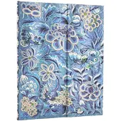 Blue Willow (Celebrate Hanfu) Ultra Lined Hardcover Journal (Wrap Closure)