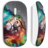 CAPACHEAP Souris sans Fil lion abstract