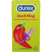 Durex Little Devil - vibratorring för penis - lila