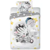 MCU Baby Zebra Junior sängkläder 100x135 cm – 100% bomull