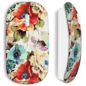 CAPACHEAP Souris Sans Fil Flowers fleur peinture