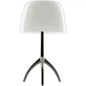 Foscarini Design bordslampa Lumiere grande, dimbar, Vitt / opal, Vardagsrum / matsal, Glas, Design, Bordslampa