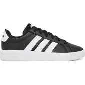 Adidas Skor - Grand Court 3.0 J - CBLACK/FTWWHT/FTWW - - 39 1/3 - Skor