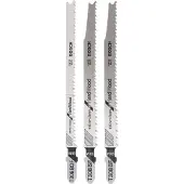 Bosch 2609256A13 3-delars sticksågsbladsats, enkelnockfattning 3 st