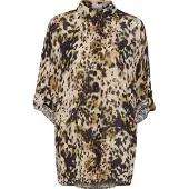 Kaffe Blus 'Thora' beige / brun / svart