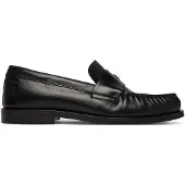 Calvin Klein Theo Leather Pleated Toe Loafers