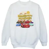 Disney Girls Cars Radiator Springs Group Sweatshirt (White)