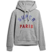Superdry Glitter Graphic Logo Huvtröja