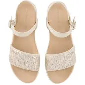 Tom Tailor Sandal ljusbeige / guld