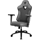 Aerocool ThunderX3 EAZE-Loft - Stol - ergonomisk - fällbar - armstöd - T-formad - lutning - svängtapp - stål, konstläder - svart