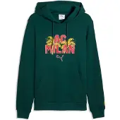 Puma Milan Luvtröja FtblCulture - Grön/Gul/Röd - , storlek X-Large