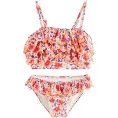 Next Bikini blå / mandarin / pitaya / vit