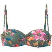 LASCANA Bikiniöverdel blå / oliv / orange / rosa
