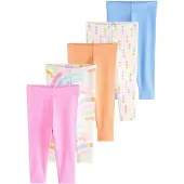 Next Leggings ljusbeige / ljusblå / ljusgul / rosa / naturvit