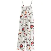 Next Jumpsuit pastellgrön / rosé / vinröd / vit