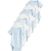 Next Sparkdräkt/body beige / himmelsblå / pastellblå / off-white