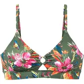 LASCANA Bikiniöverdel grön / orange / rosa
