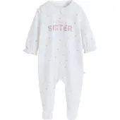 Next Pyjamas pastellgrön / pastellrosa / vit