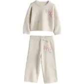 Next Set 'Cosy NYC' beige / rosa