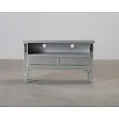 Mjuk TV-bänk silver