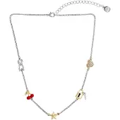 Steve madden Halsband guld / röd / svart / silver