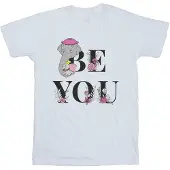 Disney Girls Dumbo Be You Cotton T-Shirt (White)